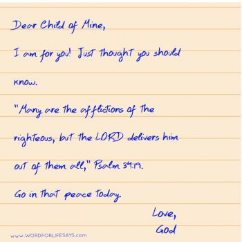 "God is for You!" www.wordforlifesays.com PhotoGrid_1421926383071