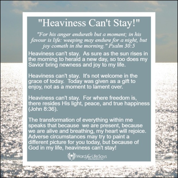 heaviness can't stay - my pic